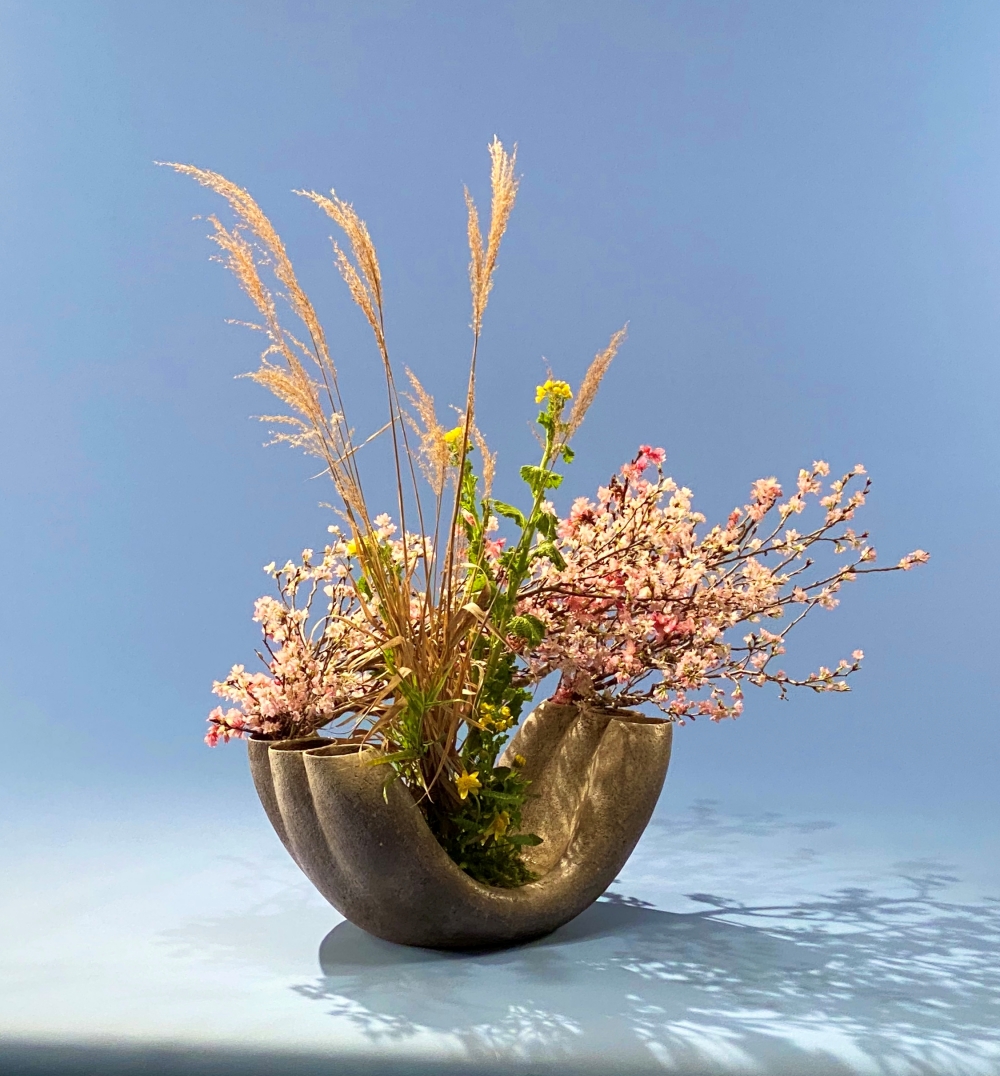 新着商品 嵯峨御流 竹器 常船 華道 茶道 花器 花瓶 花瓶